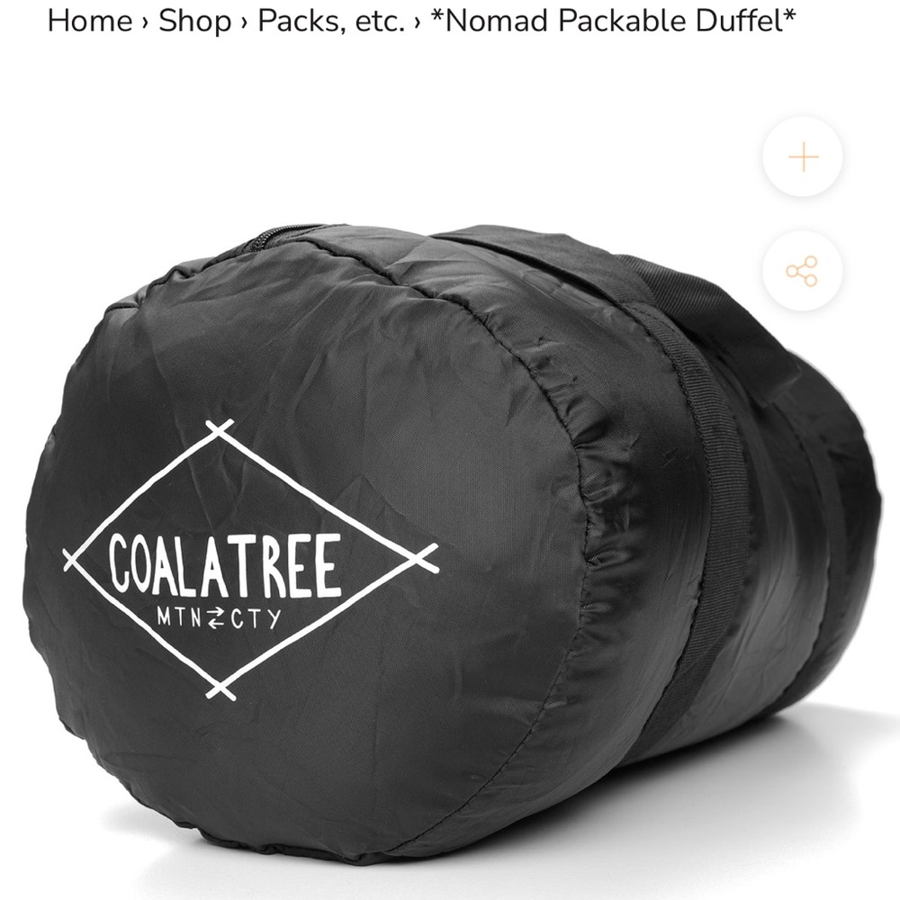 CoalaTree MTN CITY Nomad Packable Duffel